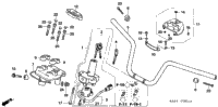 Handlebar + Handle Cover (Nss250s/Nss250as)