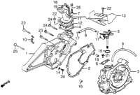 Crankcase + Oil Pump