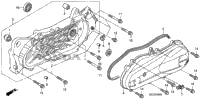 Swingarm + Left Crankcase Cover
