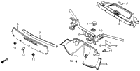 Handlebar + Handlebar Cover + Windscreen