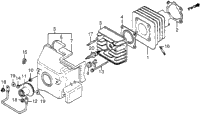 Cylinder + Cylinder Head