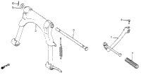 Stand + Kick Starter Arm