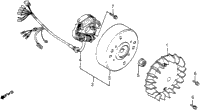 Cooling Fan + Alternator