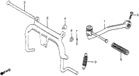 Stand + Kick Starter Arm