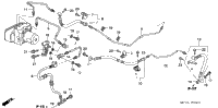 Rear Brake Pipe (Fsc600a'03-'05)