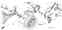 Rear Wheel + Swingarm