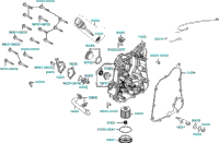 Right Crankcase Cover Water Pump