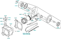 Cylinder Piston Crankshaft
