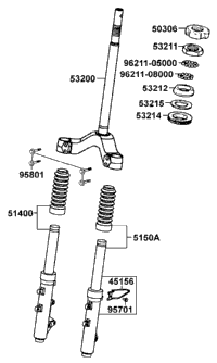 Steering Stem & Front Forks