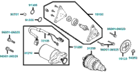 Starting Motor Oil Pump