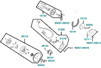 Starting Motor Oil Pump