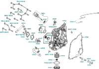Right Crankcase Cover Water Pump