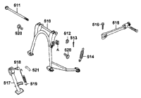 Stand & Kick Starter Arm