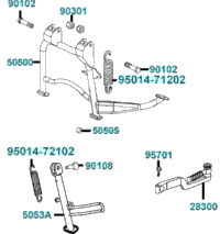 Stand Kick Starter Arm
