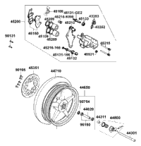 Front Wheel & Caliper Assy