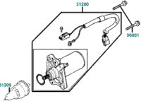 Starting Motor Oil Pump