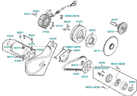 Starting Motor Oil Pump