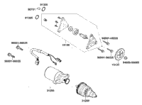 Starting Motor Oil Pump