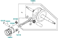 Cylinder Piston Crankshaft