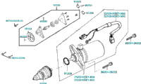 Starting Motor Oil Pump