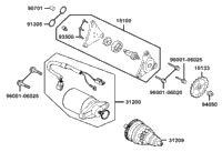 Starting Motor & Oil Pump
