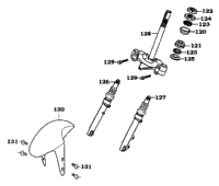 Steering Stem / Front Forks / Frt Fender