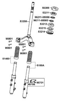 Steering Stem & Front Forks