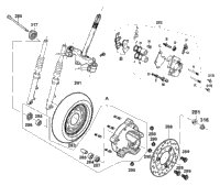 Front Wheel & Caliper Assy
