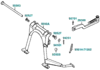Stand Kick Starter Arm