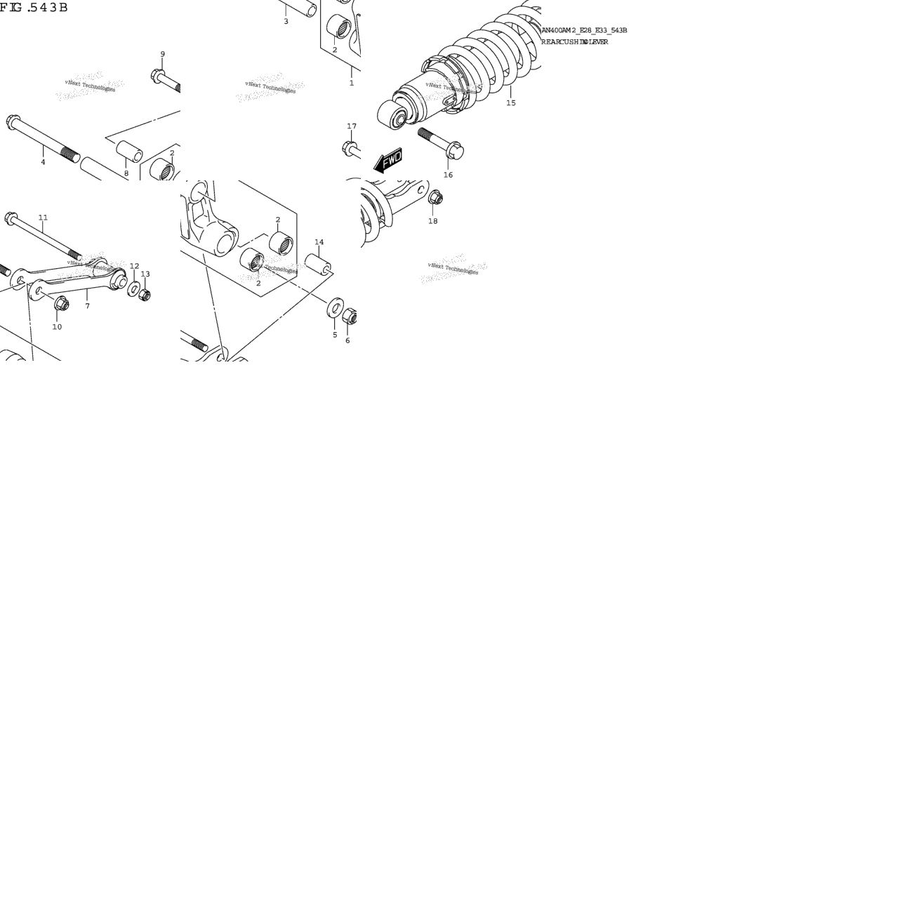 Rear Cushion Lever