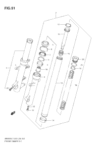 Front Fork Damper (An400k7/K8/K9)