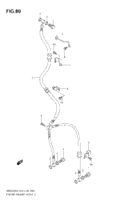 Front Brake Hose (An650k6/K7/K8/K9)