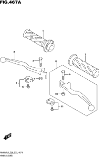 Handle Lever (An400al6 E33)