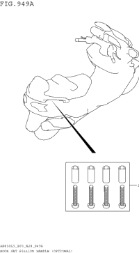 Hook Set Pillion Handle (Optional)
