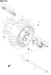 Rear Wheel (An650k4/K5)