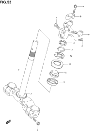 Steering Stem (An400k3/K4/K5/K6)