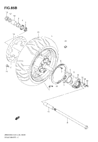 Rear Wheel (An650ak8/Ak9)