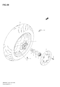 Rear Wheel (An400k7/K8/K9)