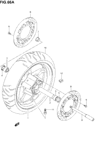 Front Wheel (An650k4/K5)