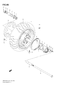 Rear Wheel (An650ak6)