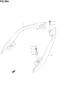 Pillion Rider Handle (Side)(Model K4)