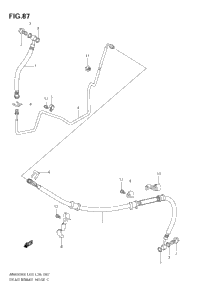 Rear Brake Hose (An650k6/K7/K8/K9)
