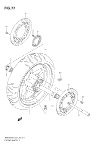 Front Wheel (An650ak6/Ak7/Ak8/Ak9)