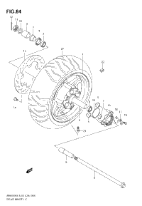 Rear Wheel (An650k6)