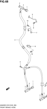 Front Brake Hose