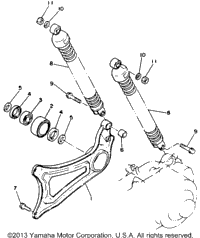 Swing Arm Rear Shocks