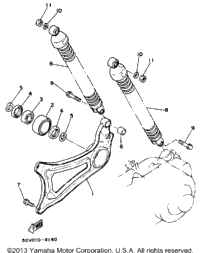 Swing Arm Rear Shocks
