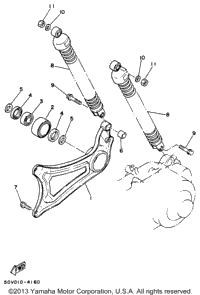 Swing Arm Rear Shocks