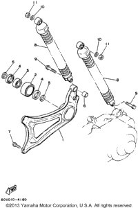 Swing Arm Rear Shocks