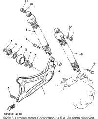 Swing Arm Rear Shocks